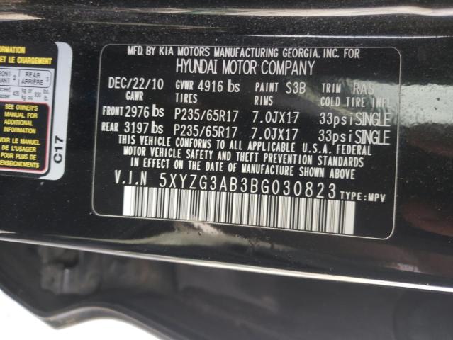 Photo 9 VIN: 5XYZG3AB3BG030823 - HYUNDAI SANTA FE G 