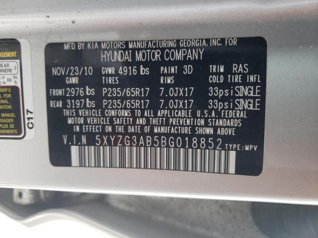 Photo 9 VIN: 5XYZG3AB5BG018852 - HYUNDAI SANTA FE G 