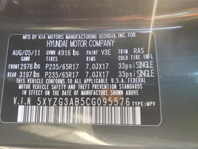 Photo 12 VIN: 5XYZG3AB5CG095576 - HYUNDAI SANTA FE G 