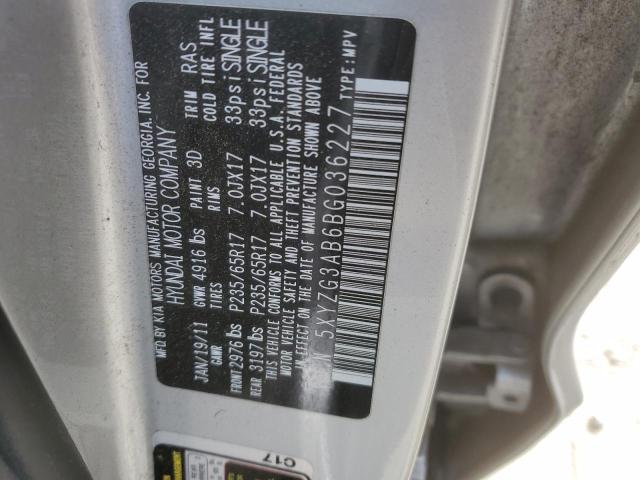 Photo 11 VIN: 5XYZG3AB6BG036227 - HYUNDAI SANTA FE G 