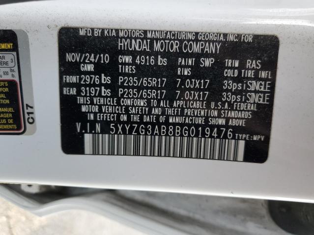 Photo 12 VIN: 5XYZG3AB8BG019476 - HYUNDAI SANTA FE G 