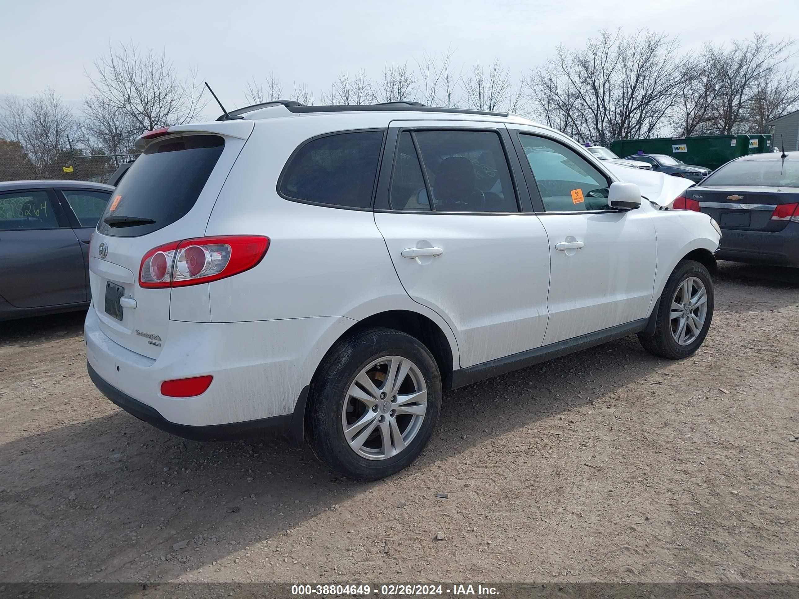 Photo 3 VIN: 5XYZHDAG6BG049722 - HYUNDAI SANTA FE 