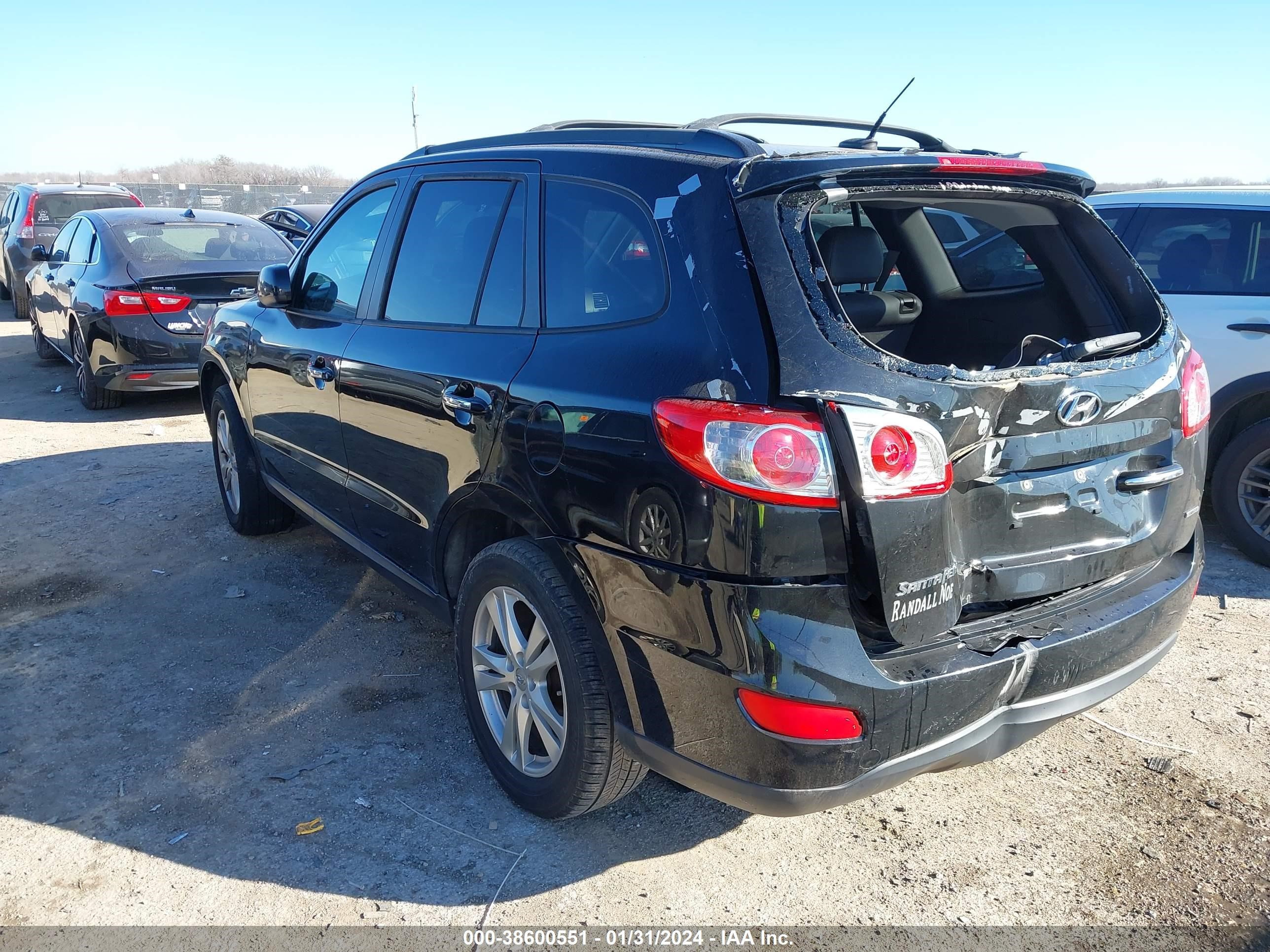 Photo 2 VIN: 5XYZK4AG6CG144400 - HYUNDAI SANTA FE 