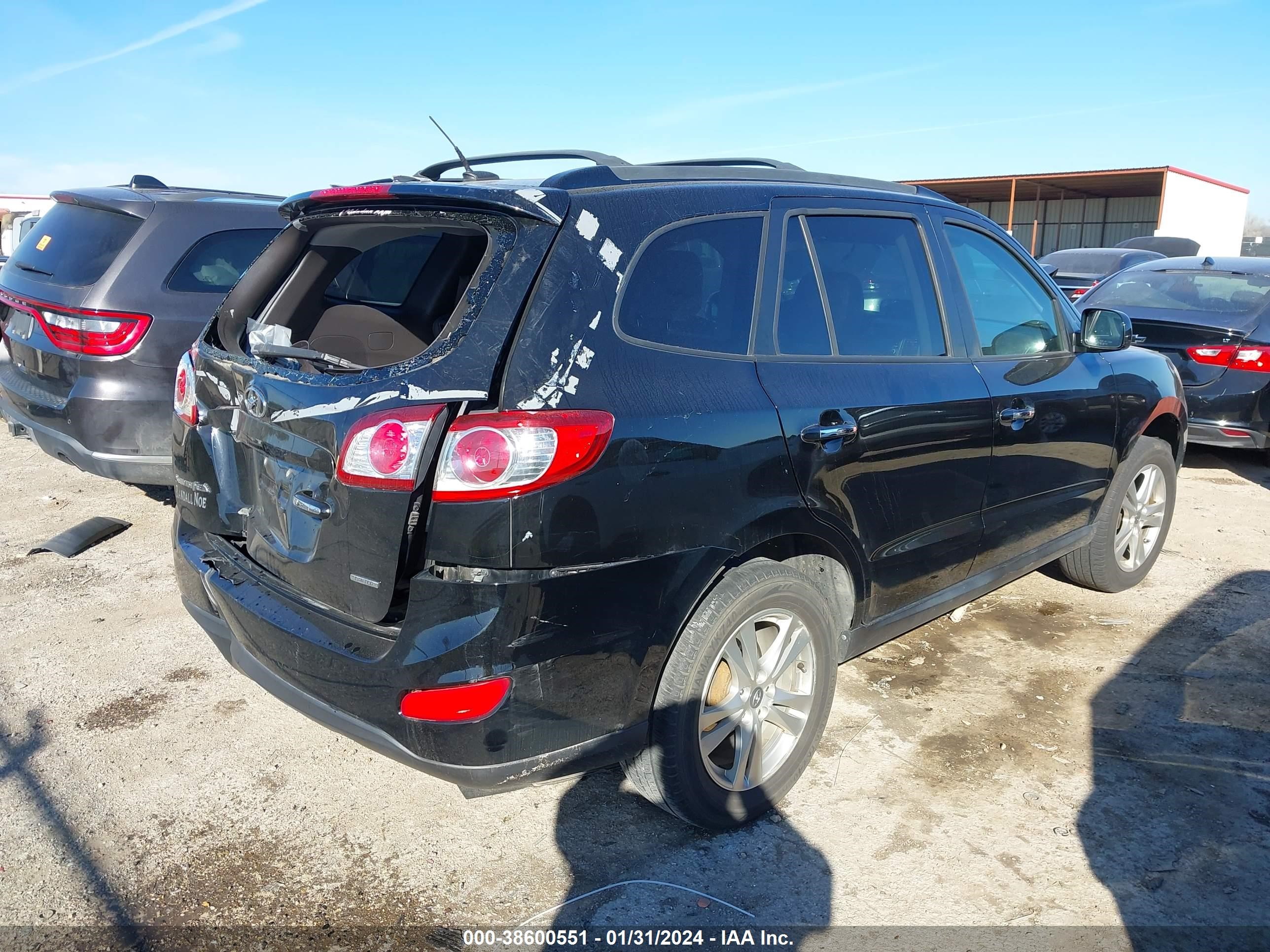 Photo 3 VIN: 5XYZK4AG6CG144400 - HYUNDAI SANTA FE 