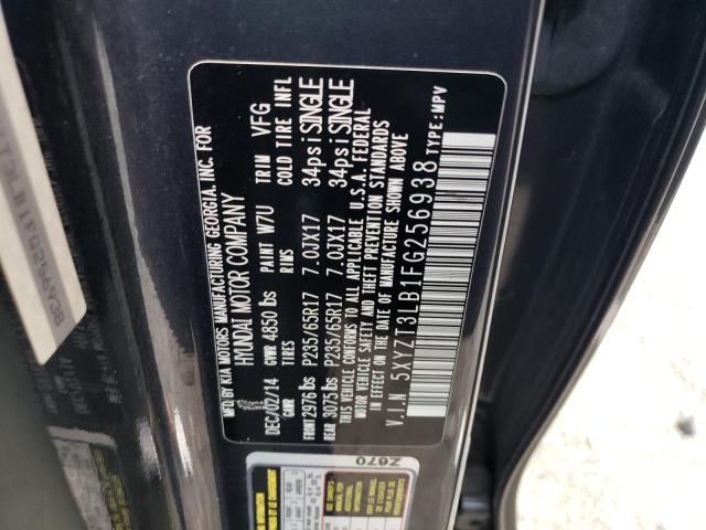 Photo 12 VIN: 5XYZT3LB1FG256938 - HYUNDAI SANTA FE S 