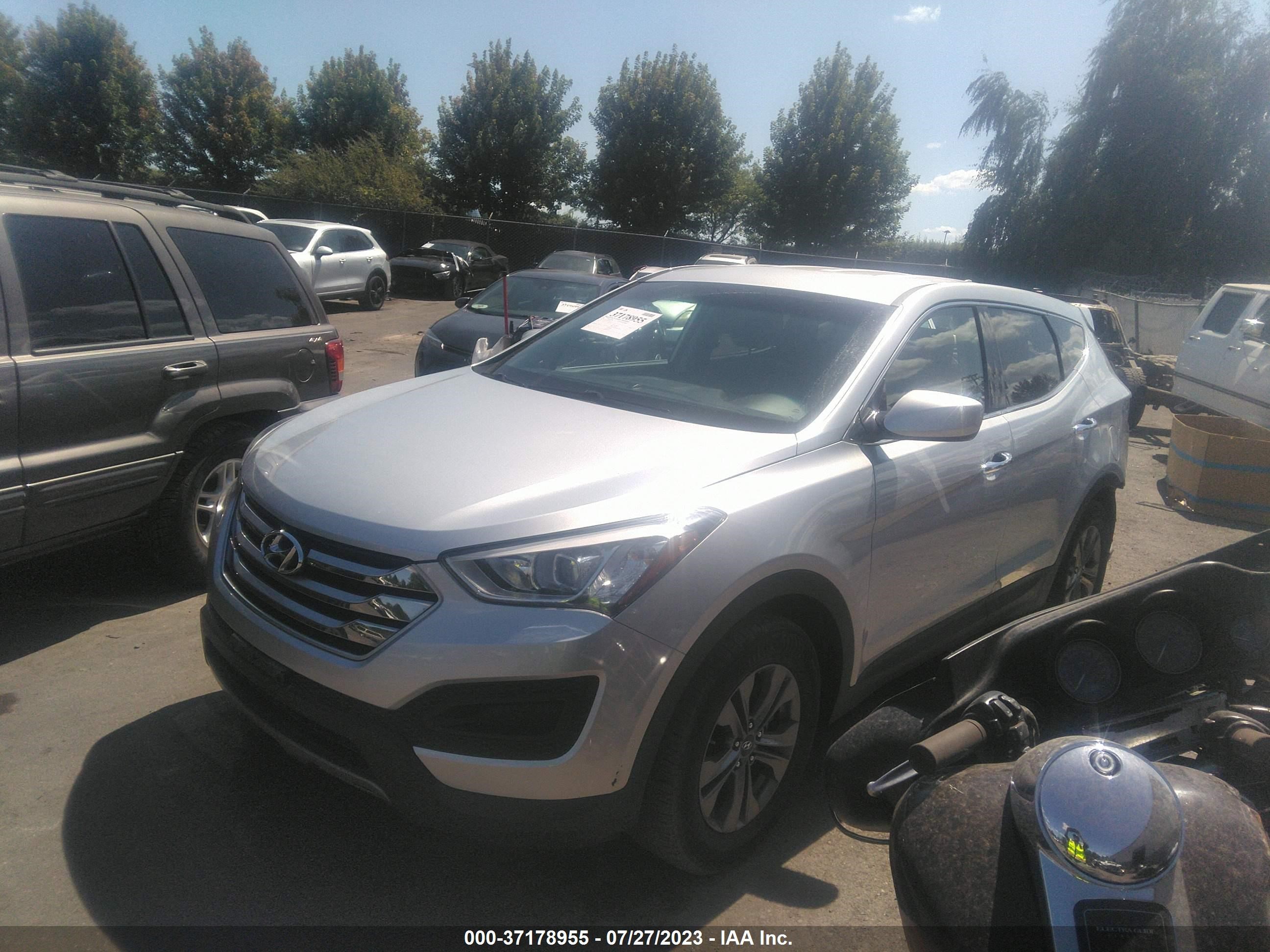 Photo 1 VIN: 5XYZT3LB1FG259600 - HYUNDAI SANTA FE 