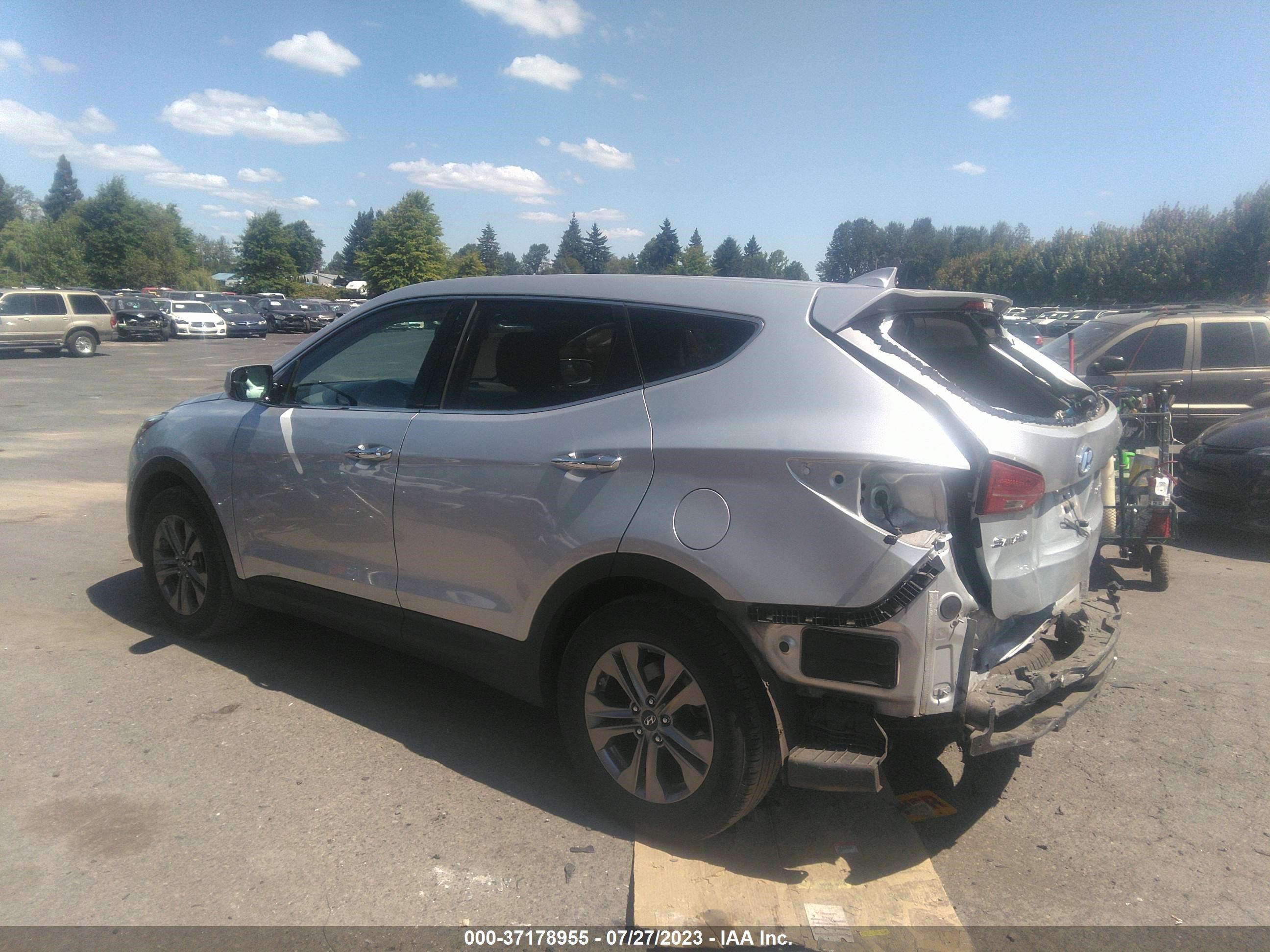 Photo 2 VIN: 5XYZT3LB1FG259600 - HYUNDAI SANTA FE 