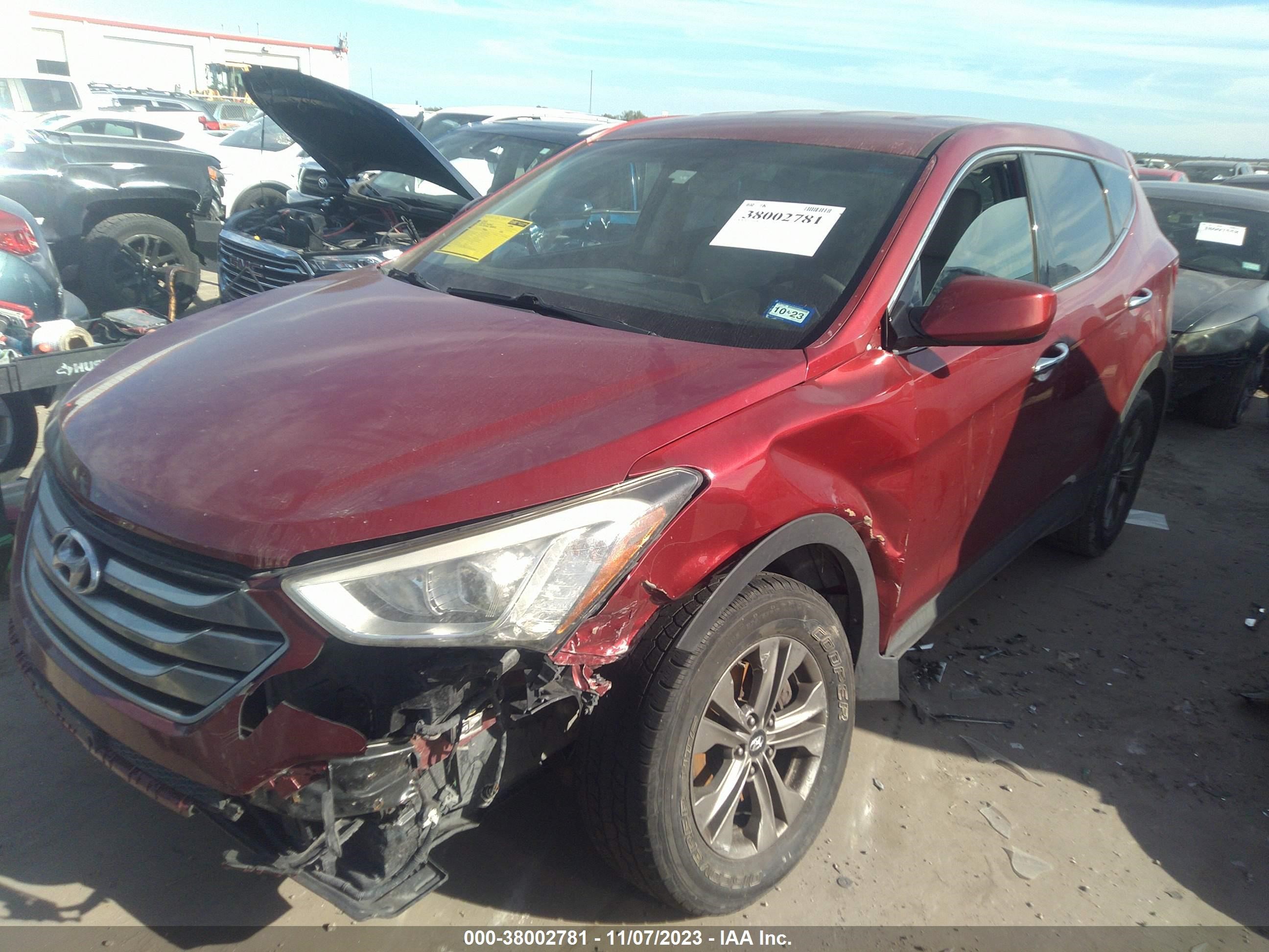 Photo 1 VIN: 5XYZT3LB1GG321661 - HYUNDAI SANTA FE 