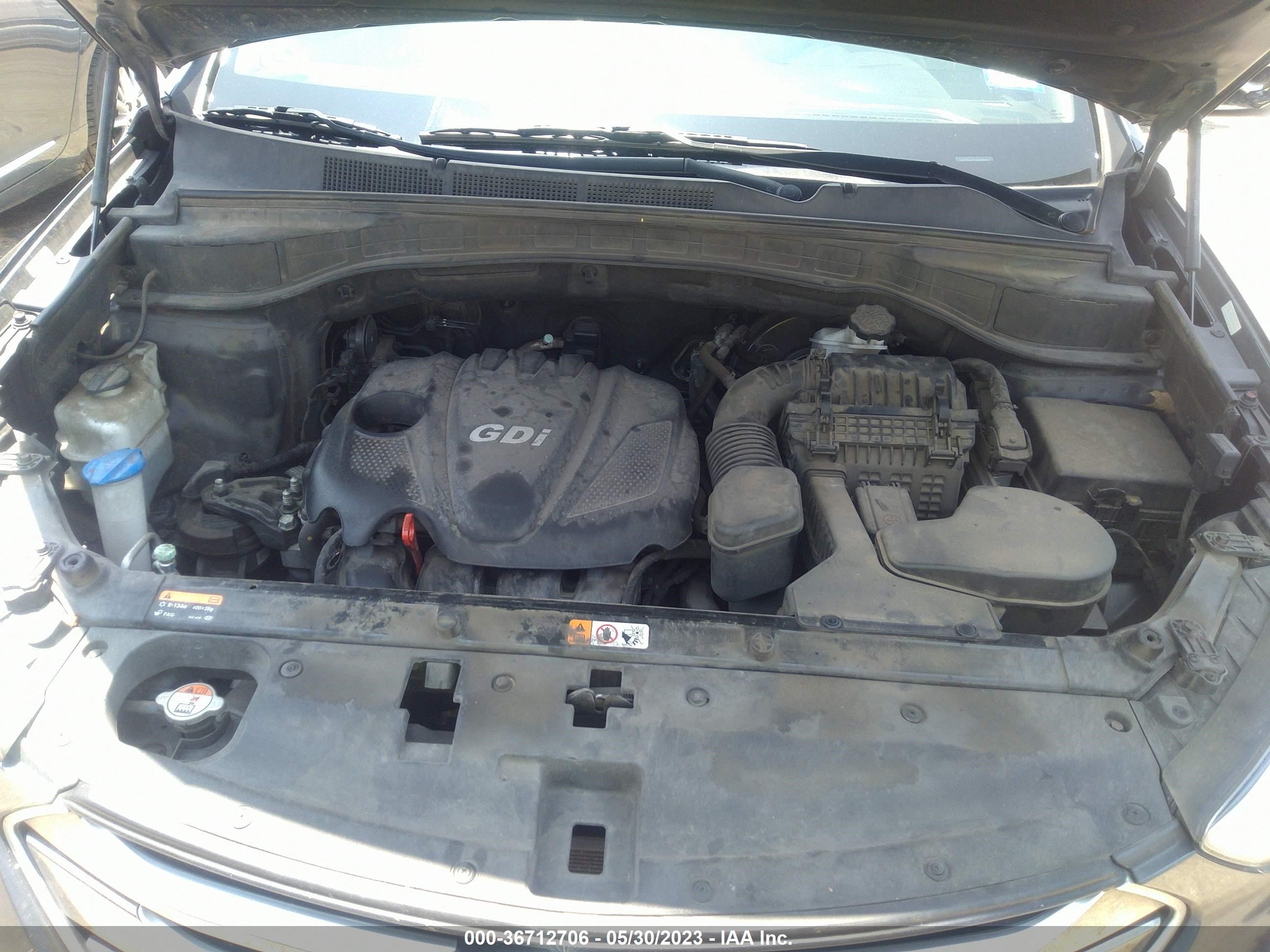 Photo 9 VIN: 5XYZT3LB1GG344051 - HYUNDAI SANTA FE 