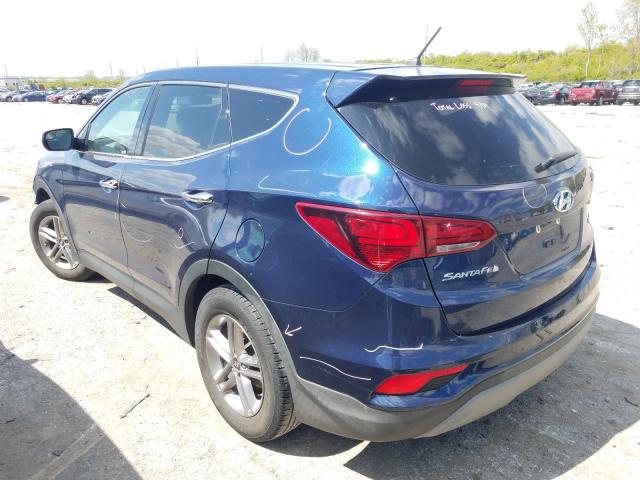 Photo 2 VIN: 5XYZT3LB1JG542717 - HYUNDAI SANTA FE S 