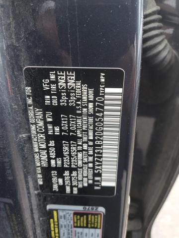 Photo 12 VIN: 5XYZT3LB2DG054770 - HYUNDAI SANTA FE 