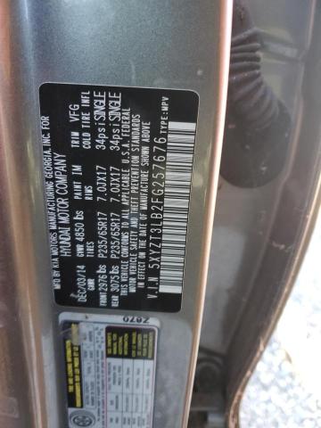 Photo 12 VIN: 5XYZT3LB2FG257676 - HYUNDAI SANTA FE 