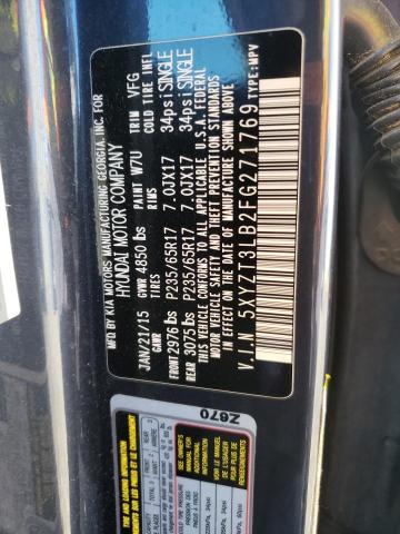 Photo 9 VIN: 5XYZT3LB2FG271769 - HYUNDAI SANTA FE S 