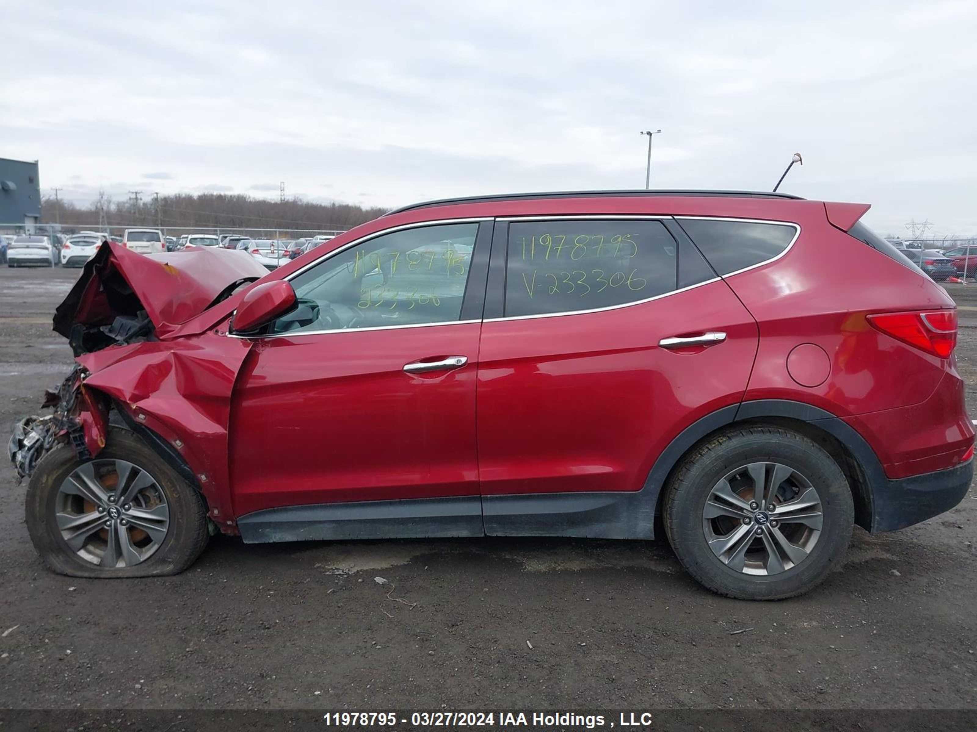 Photo 14 VIN: 5XYZT3LB3FG233306 - HYUNDAI SANTA FE 