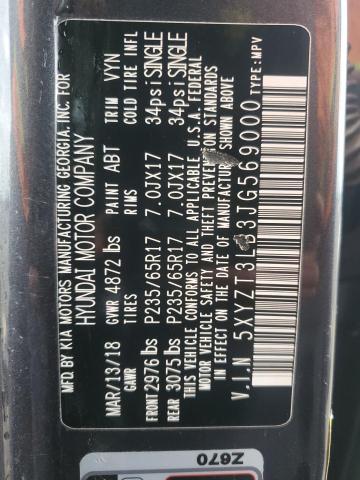 Photo 12 VIN: 5XYZT3LB3JG569000 - HYUNDAI SANTA FE S 