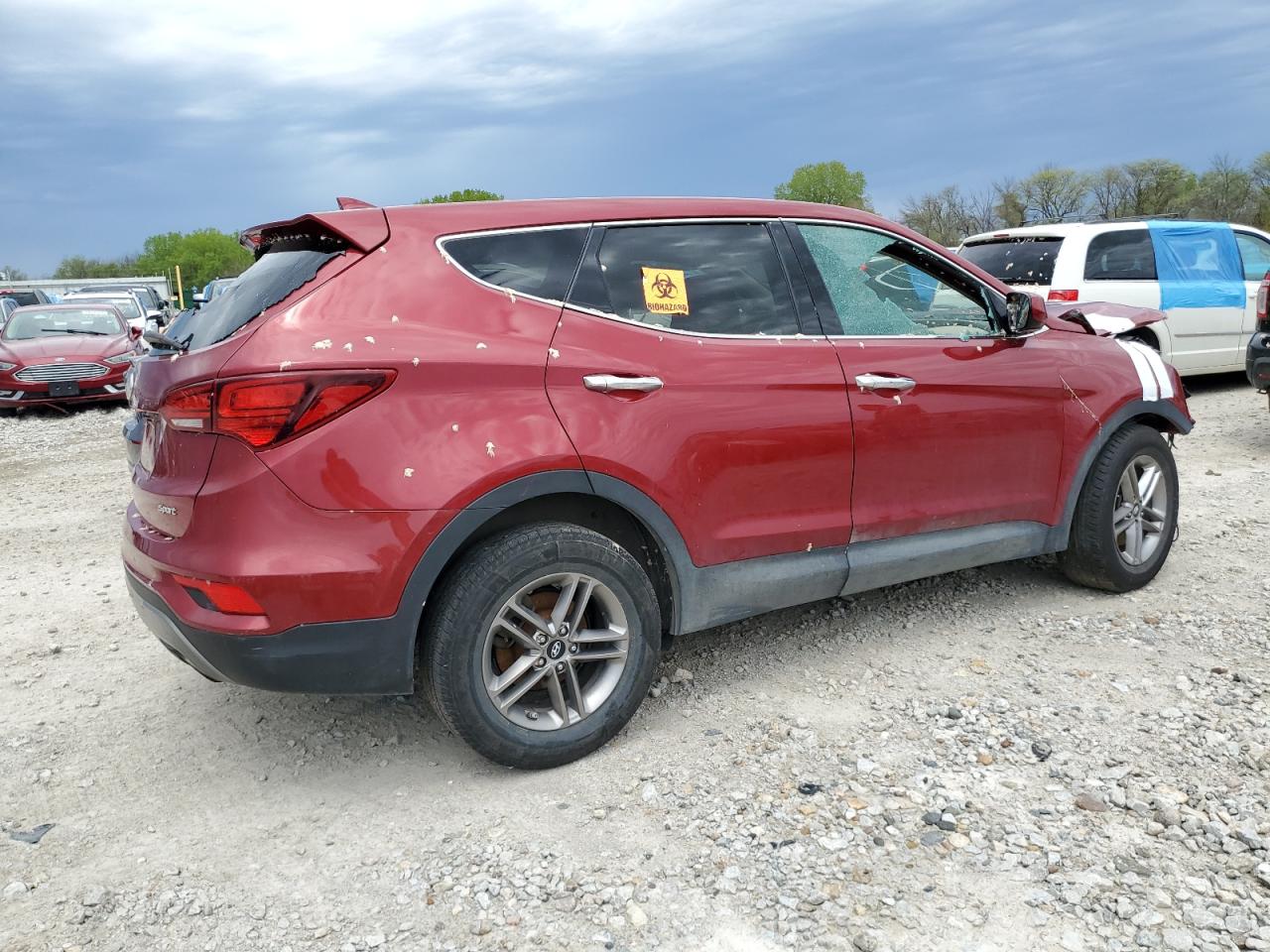 Photo 2 VIN: 5XYZT3LB4HG435333 - HYUNDAI SANTA FE 