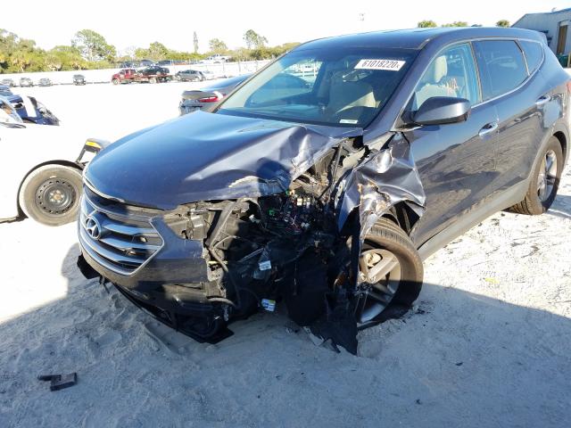 Photo 8 VIN: 5XYZT3LB4HG437258 - HYUNDAI SANTA FE S 