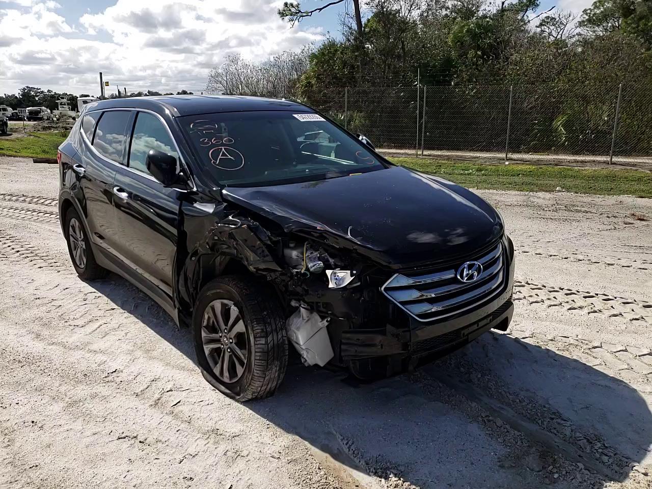 Photo 10 VIN: 5XYZT3LB5GG342223 - HYUNDAI SANTA FE S 