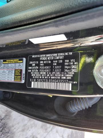 Photo 11 VIN: 5XYZT3LB5HG433512 - HYUNDAI SANTA FE S 