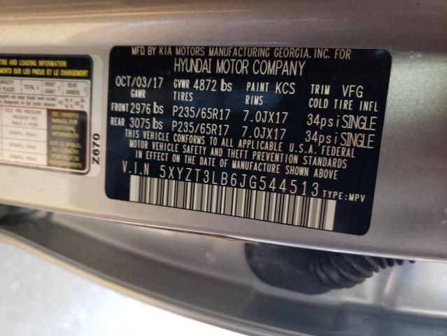 Photo 12 VIN: 5XYZT3LB6JG544513 - HYUNDAI SANTA FE S 