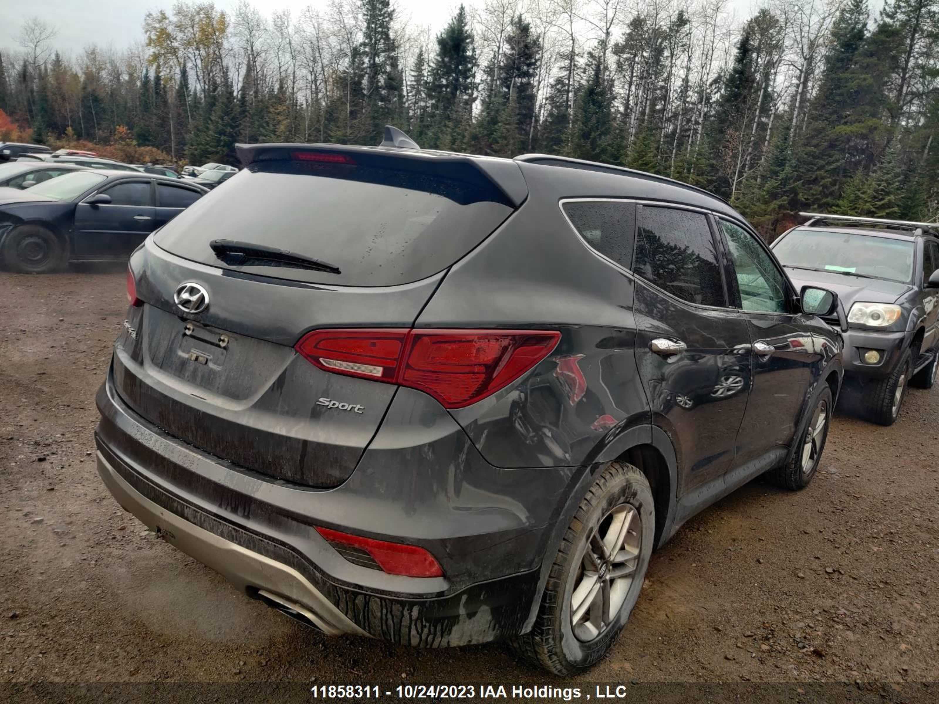 Photo 4 VIN: 5XYZT3LB8HG460901 - HYUNDAI SANTA FE 