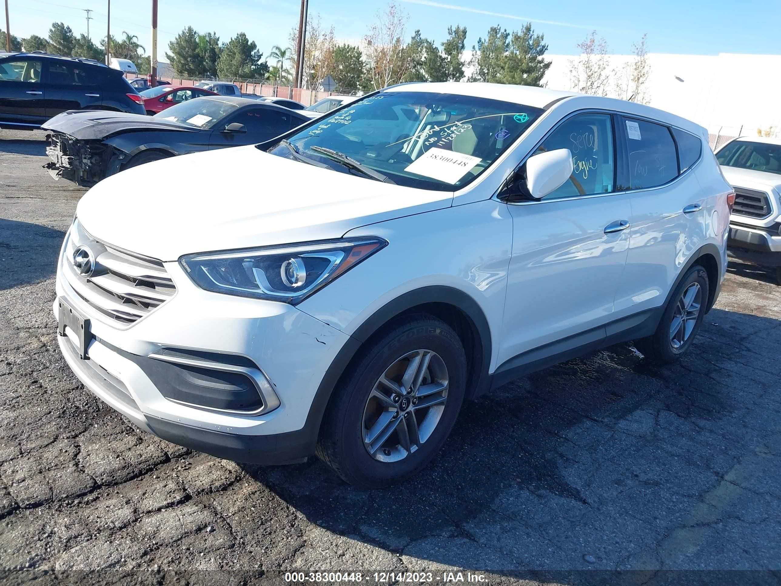 Photo 1 VIN: 5XYZT3LB8JG568702 - HYUNDAI SANTA FE 