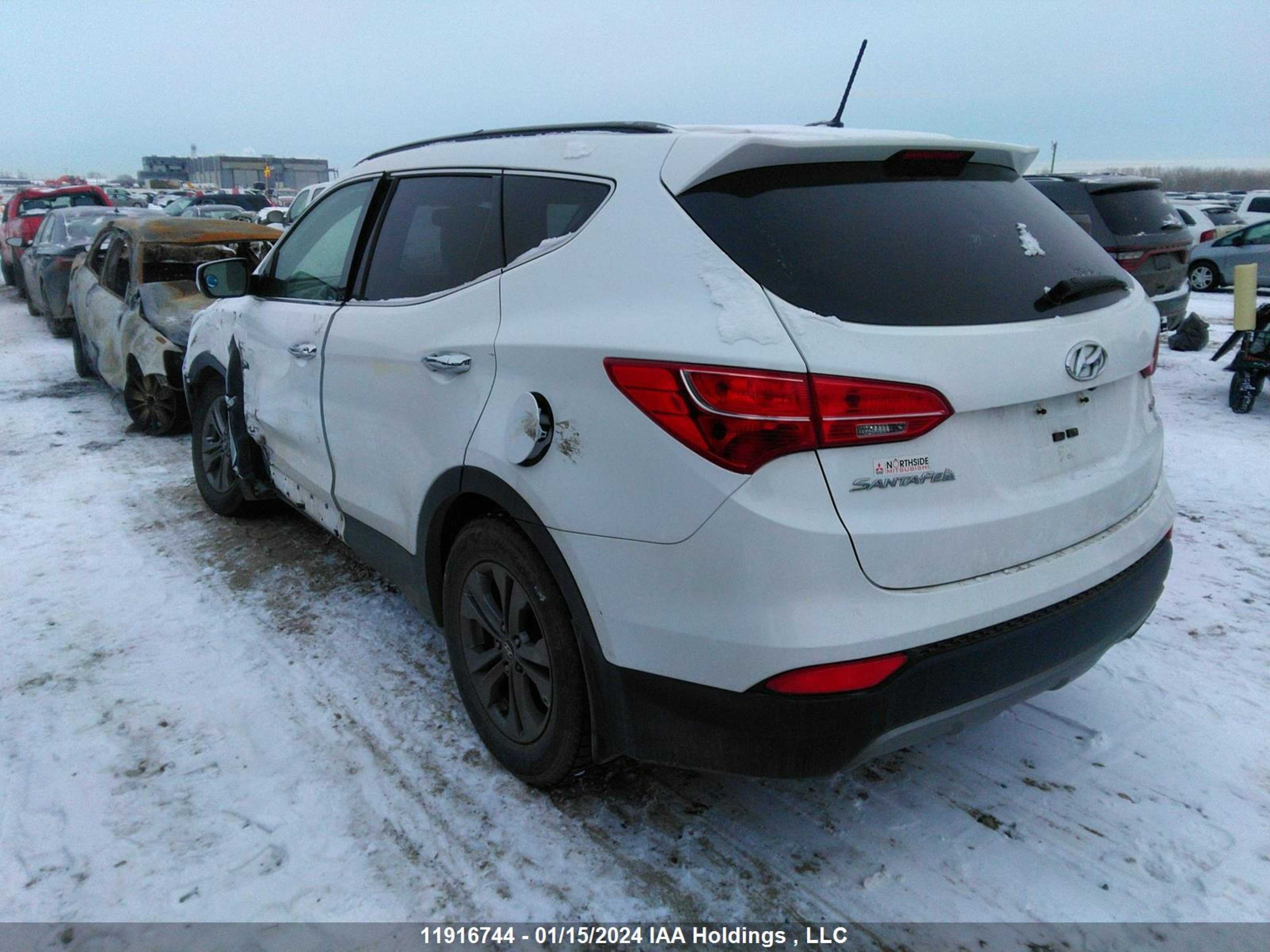 Photo 2 VIN: 5XYZT3LB9DG038159 - HYUNDAI SANTA FE 