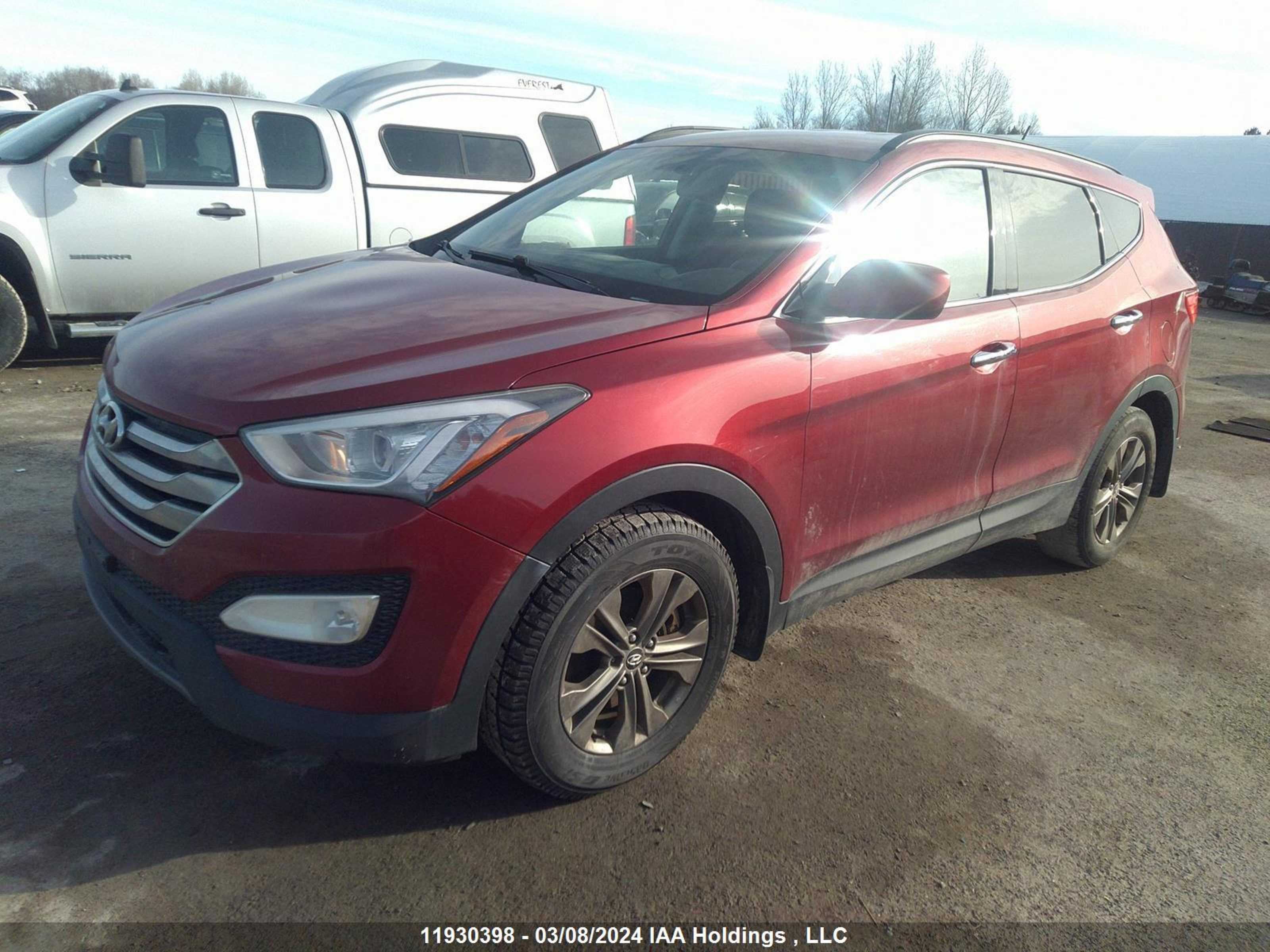 Photo 1 VIN: 5XYZT3LB9EG203967 - HYUNDAI SANTA FE 