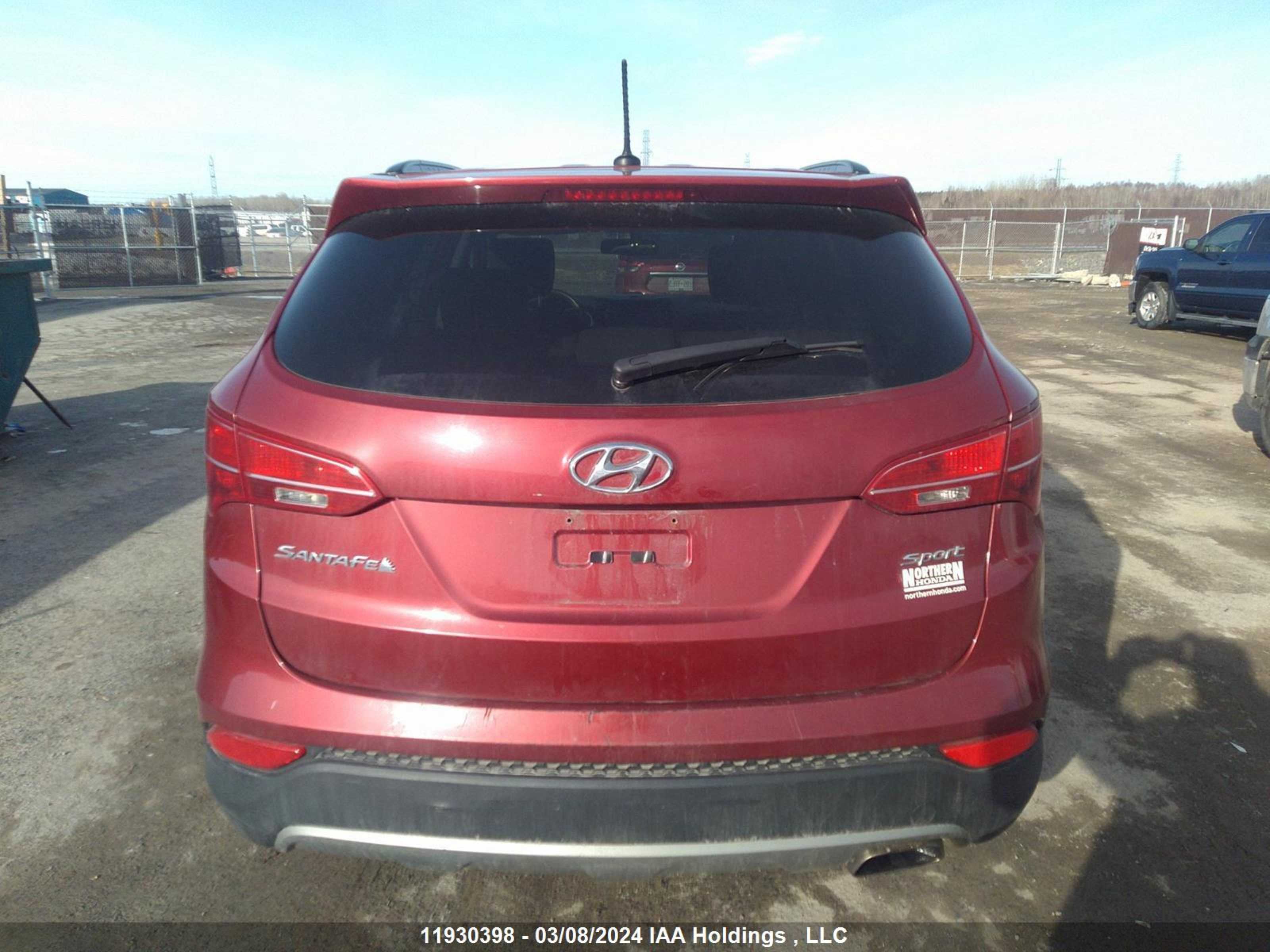 Photo 16 VIN: 5XYZT3LB9EG203967 - HYUNDAI SANTA FE 