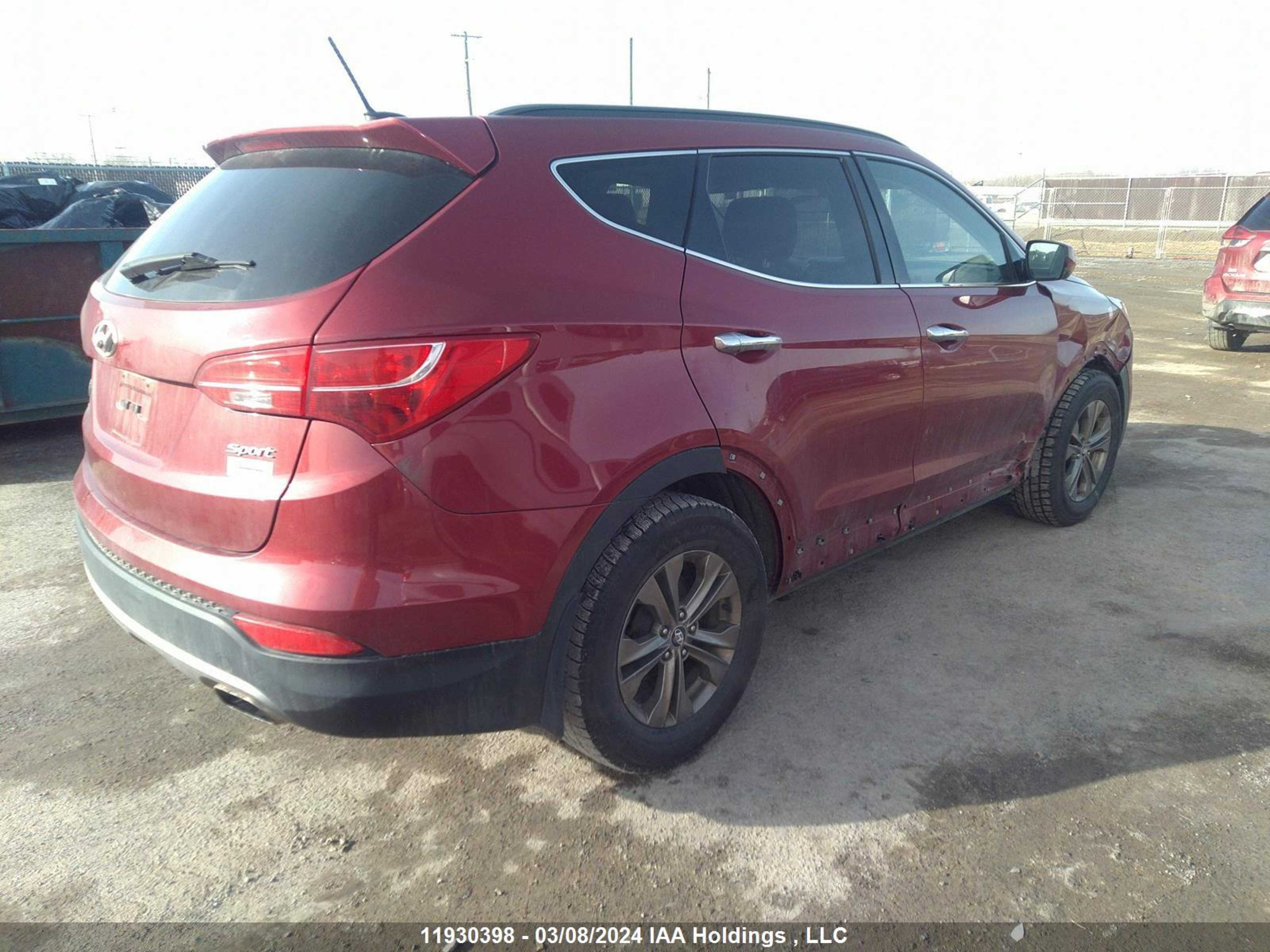 Photo 3 VIN: 5XYZT3LB9EG203967 - HYUNDAI SANTA FE 