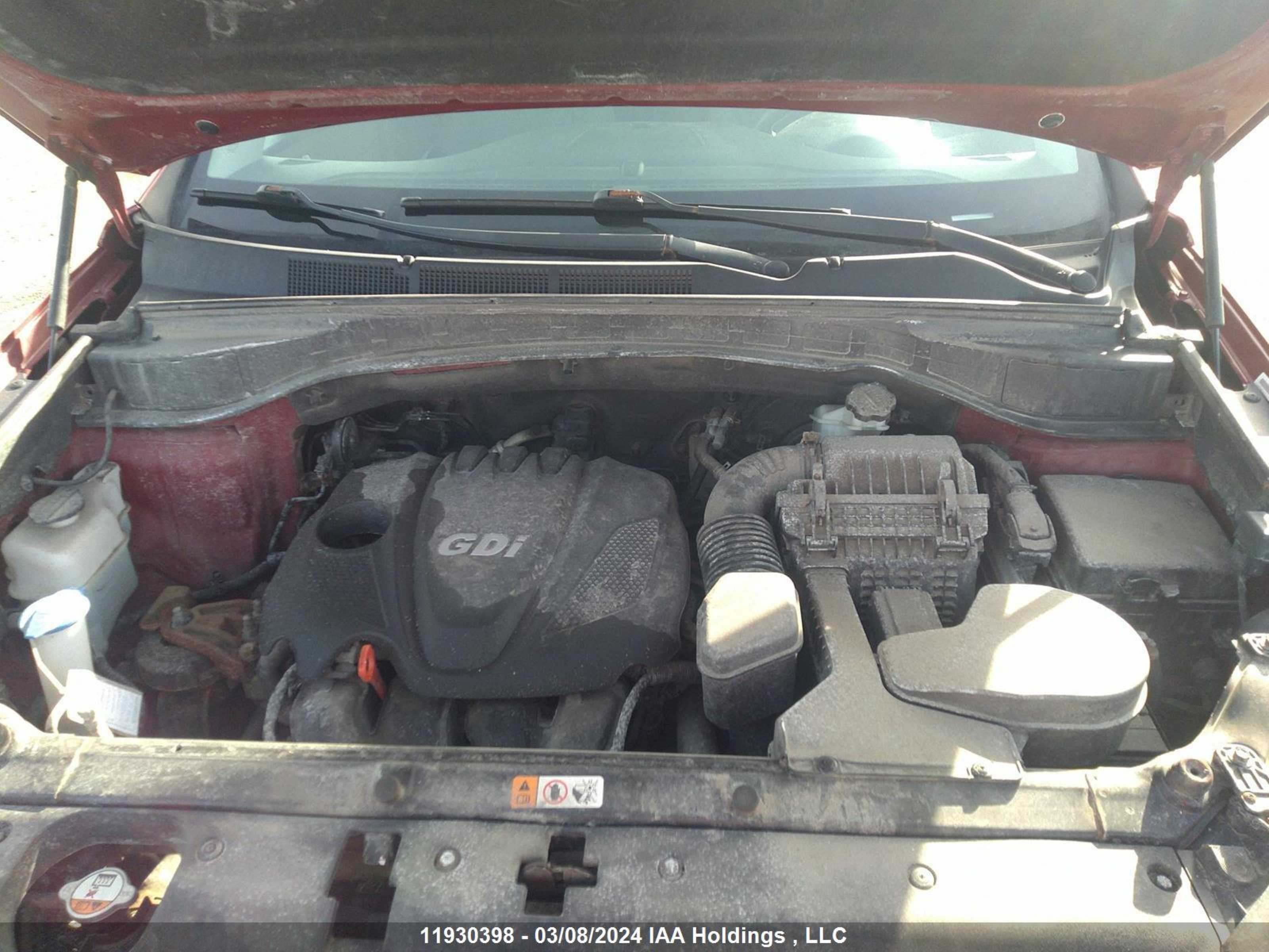 Photo 9 VIN: 5XYZT3LB9EG203967 - HYUNDAI SANTA FE 