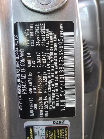 Photo 13 VIN: 5XYZT3LB9JG569695 - HYUNDAI SANTA FE S 