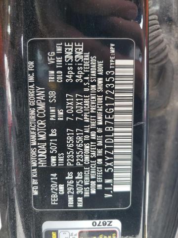 Photo 12 VIN: 5XYZTDLB7EG172353 - HYUNDAI SANTA FE S 