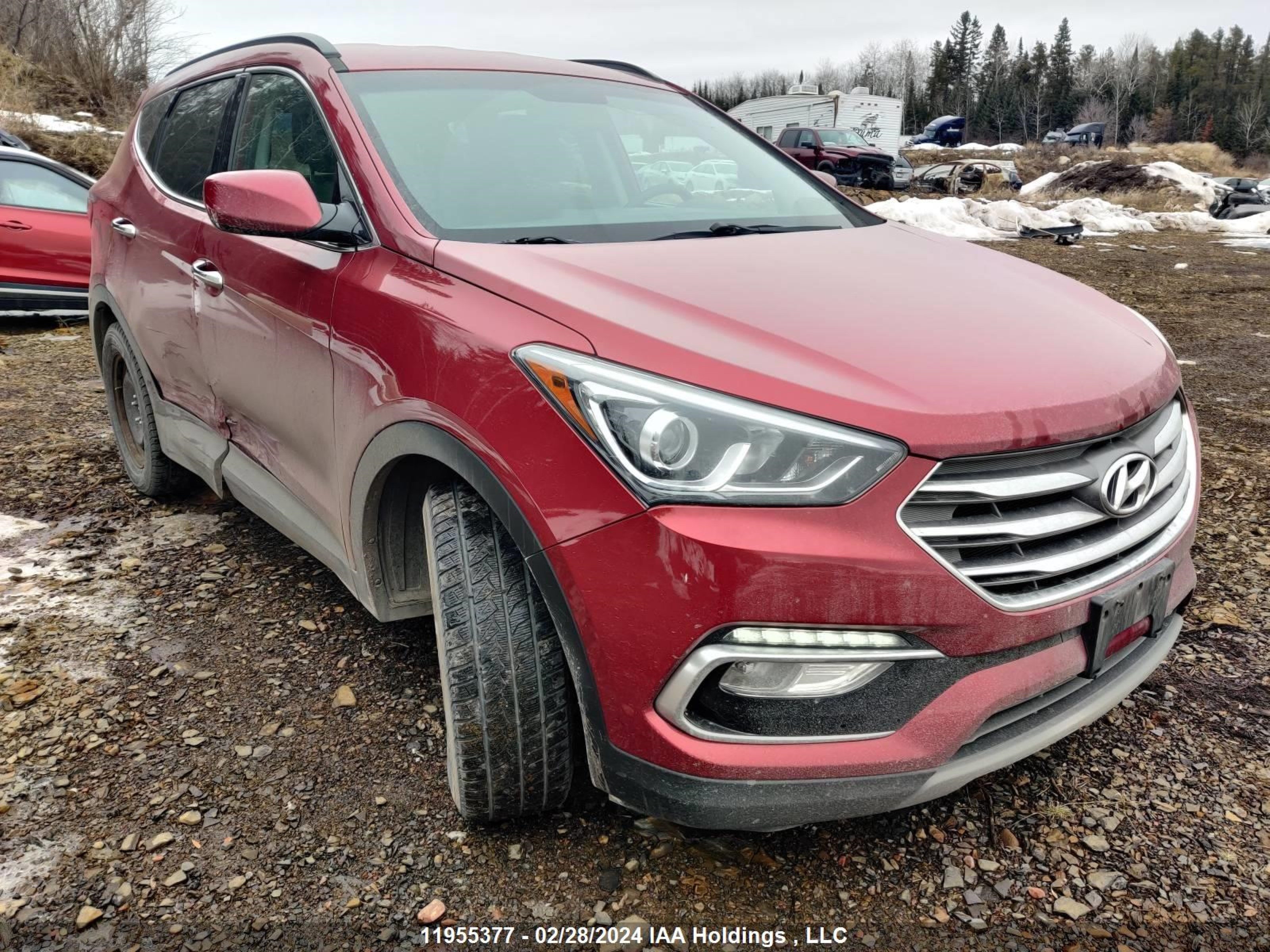 Photo 0 VIN: 5XYZTDLB7JG558555 - HYUNDAI SANTA FE 