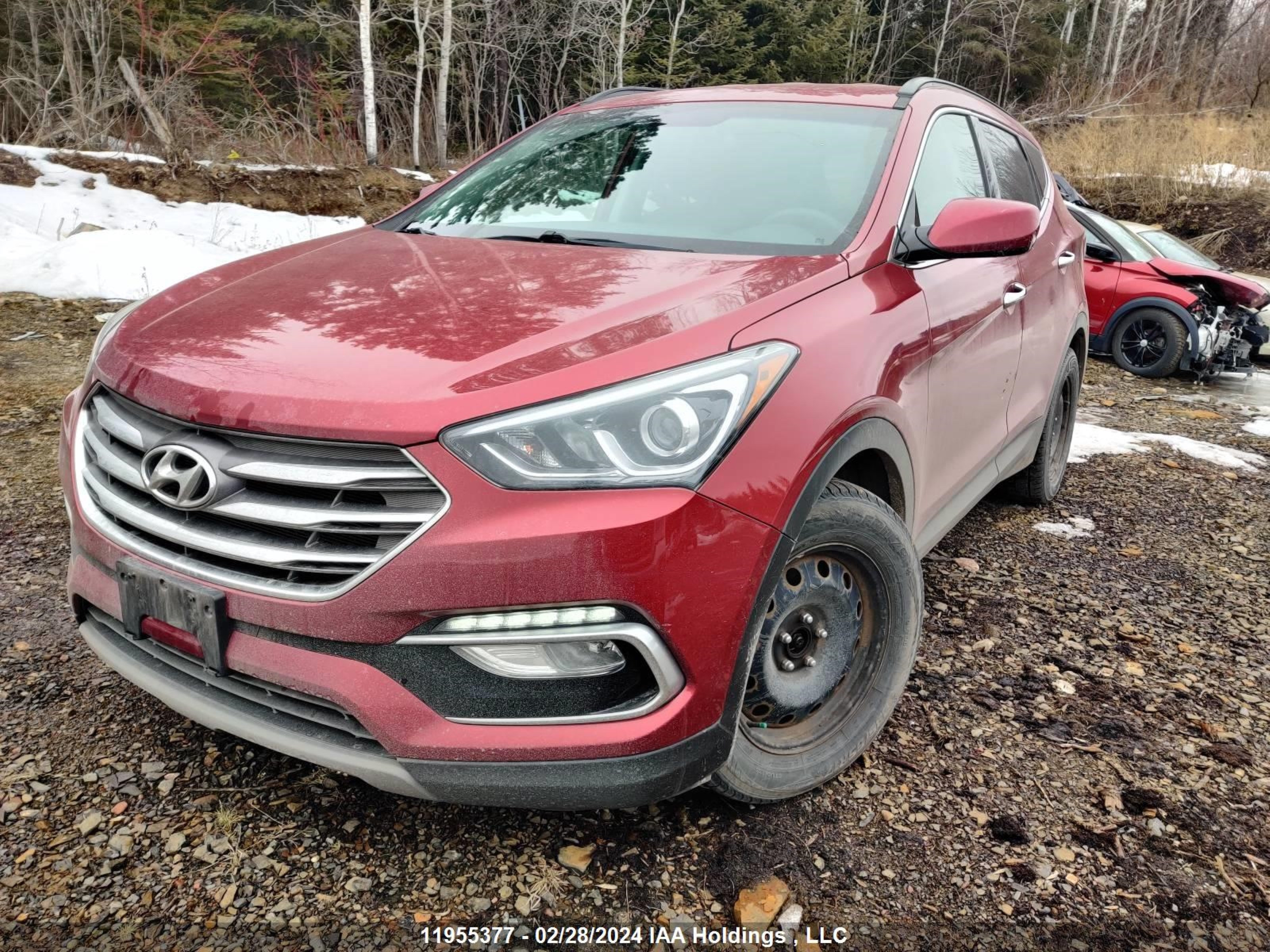 Photo 2 VIN: 5XYZTDLB7JG558555 - HYUNDAI SANTA FE 