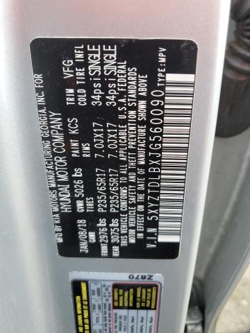 Photo 12 VIN: 5XYZTDLBXJG560090 - HYUNDAI SANTA FE S 