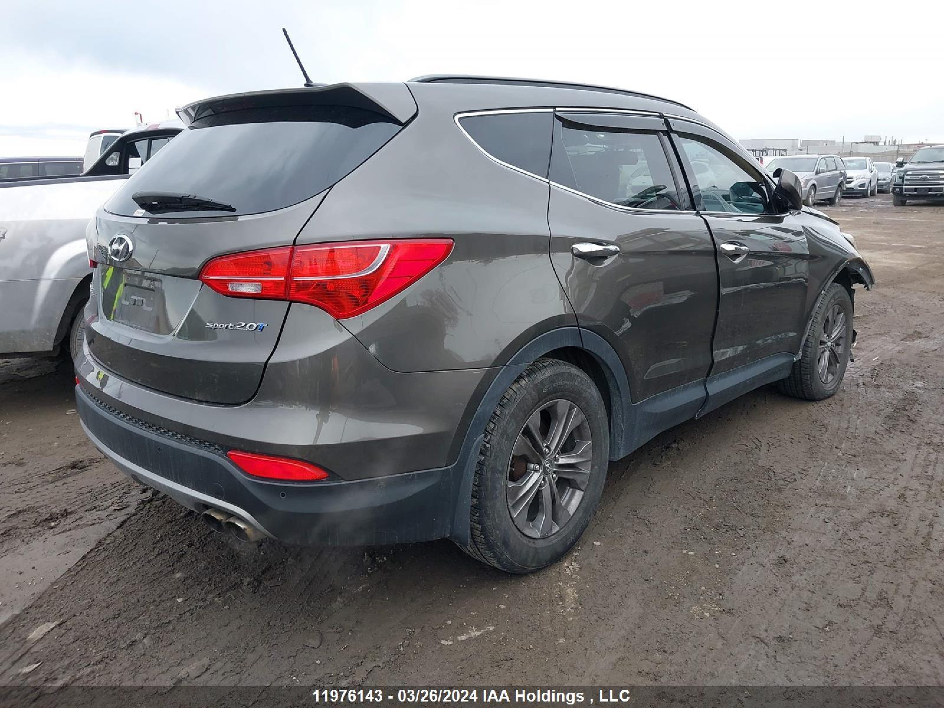 Photo 3 VIN: 5XYZU3LA0DG015972 - HYUNDAI SANTA FE 