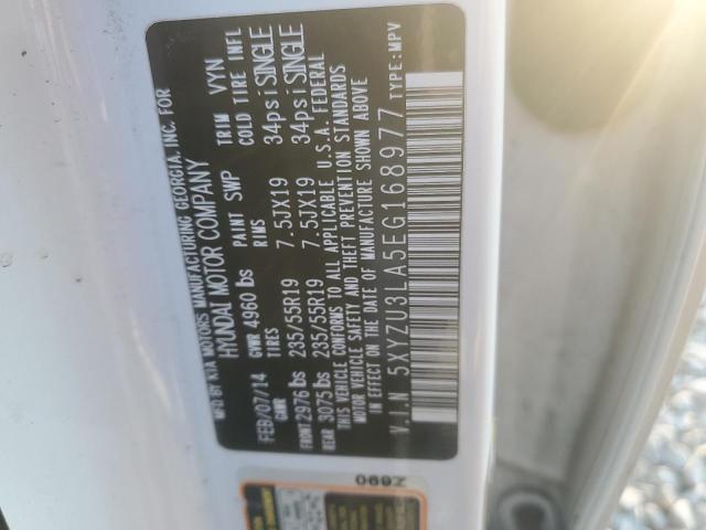 Photo 12 VIN: 5XYZU3LA5EG168977 - HYUNDAI SANTA FE 