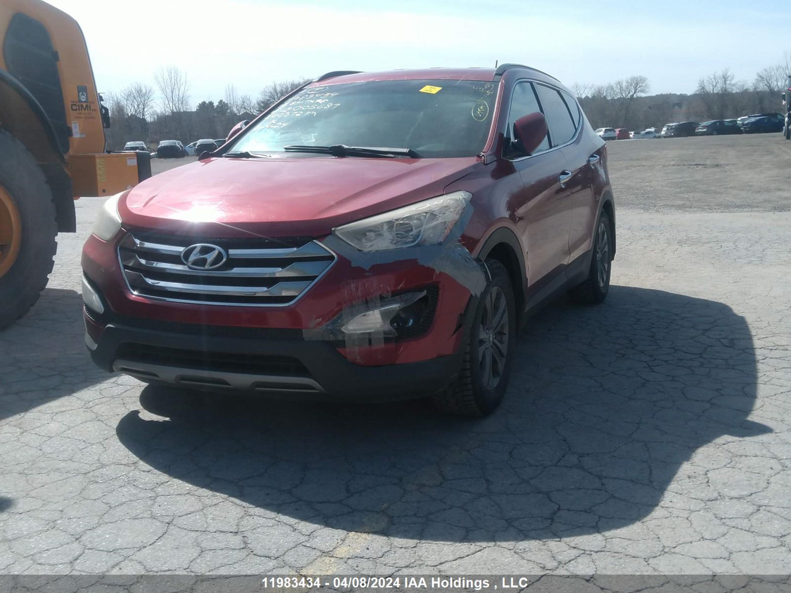 Photo 1 VIN: 5XYZU3LA6DG005687 - HYUNDAI SANTA FE 