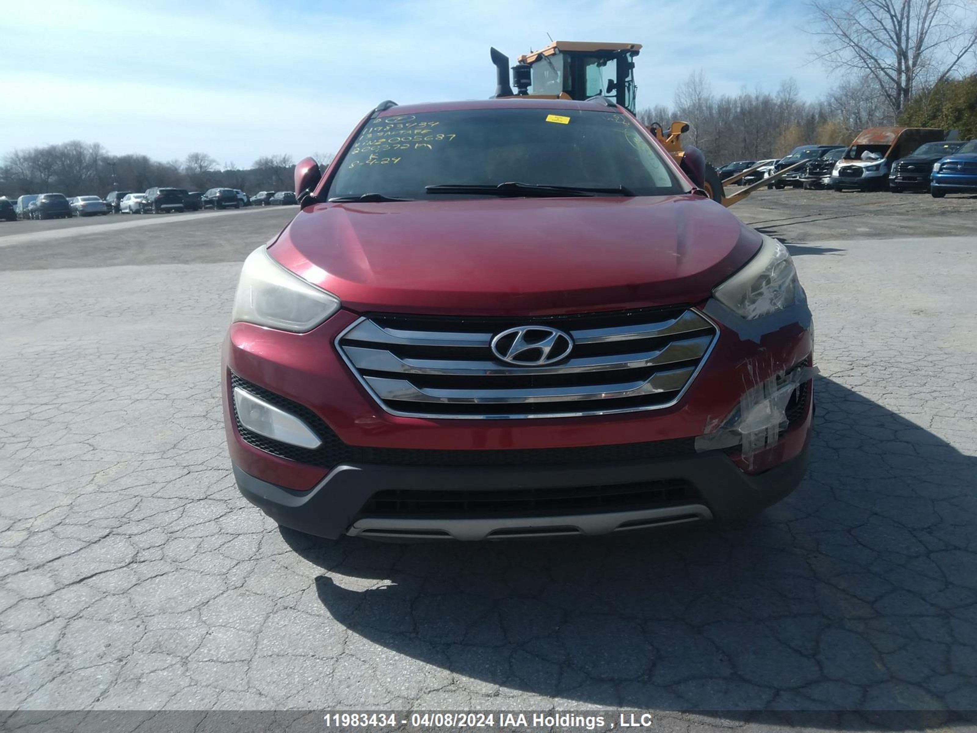 Photo 11 VIN: 5XYZU3LA6DG005687 - HYUNDAI SANTA FE 