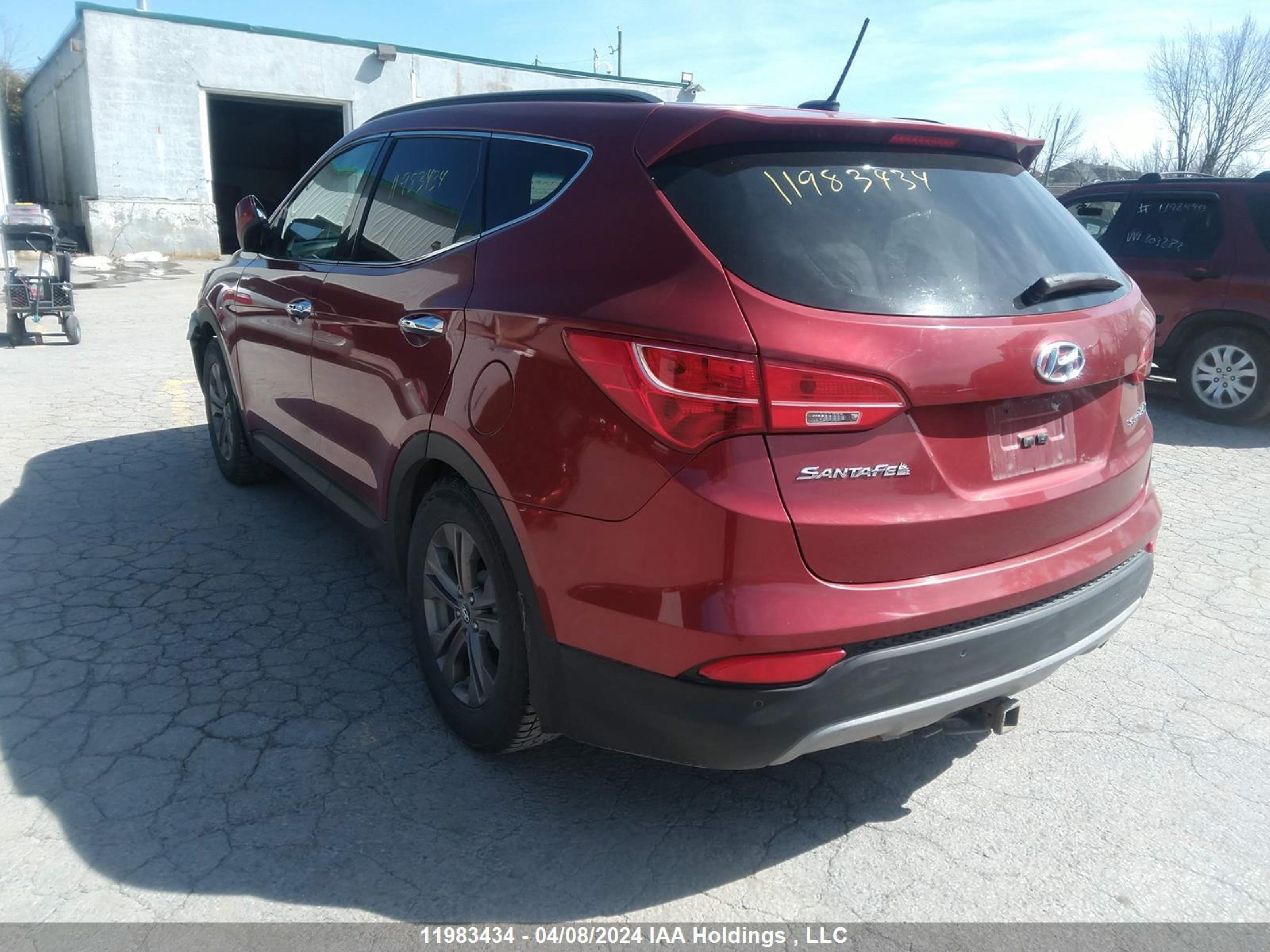 Photo 2 VIN: 5XYZU3LA6DG005687 - HYUNDAI SANTA FE 