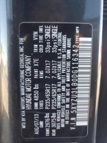 Photo 13 VIN: 5XYZU3LB0DG116342 - HYUNDAI SANTA FE S 