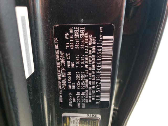 Photo 9 VIN: 5XYZU3LB0EG186411 - HYUNDAI SANTA FE S 