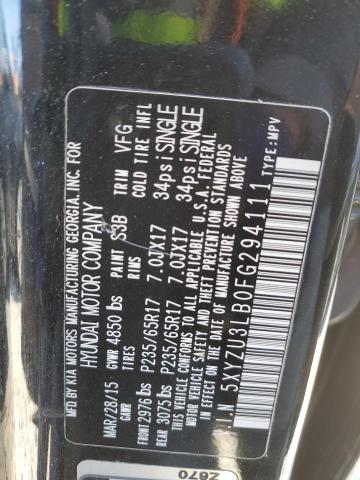 Photo 11 VIN: 5XYZU3LB0FG294111 - HYUNDAI SANTA FE 