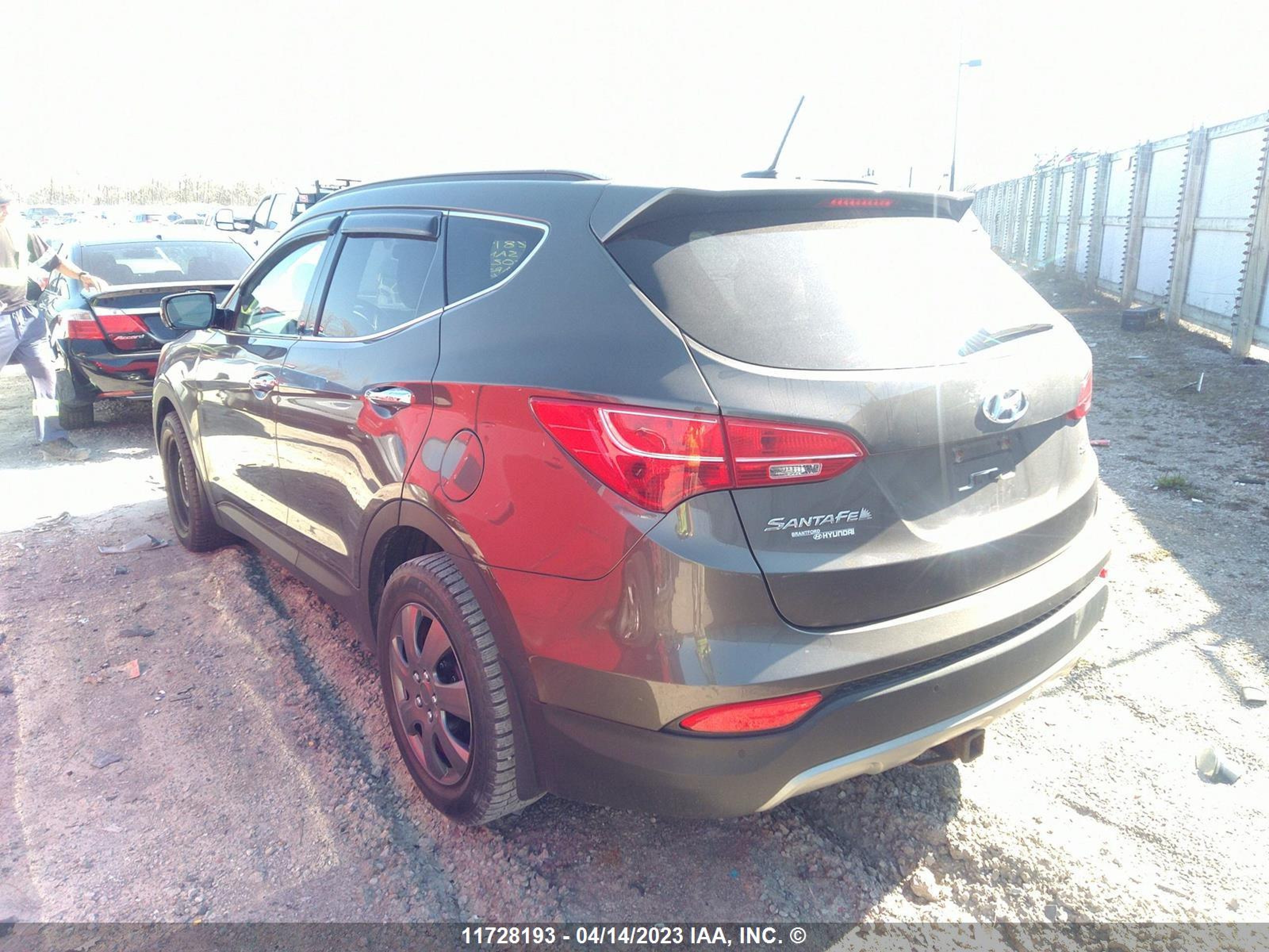 Photo 2 VIN: 5XYZU3LB1DG029307 - HYUNDAI SANTA FE 