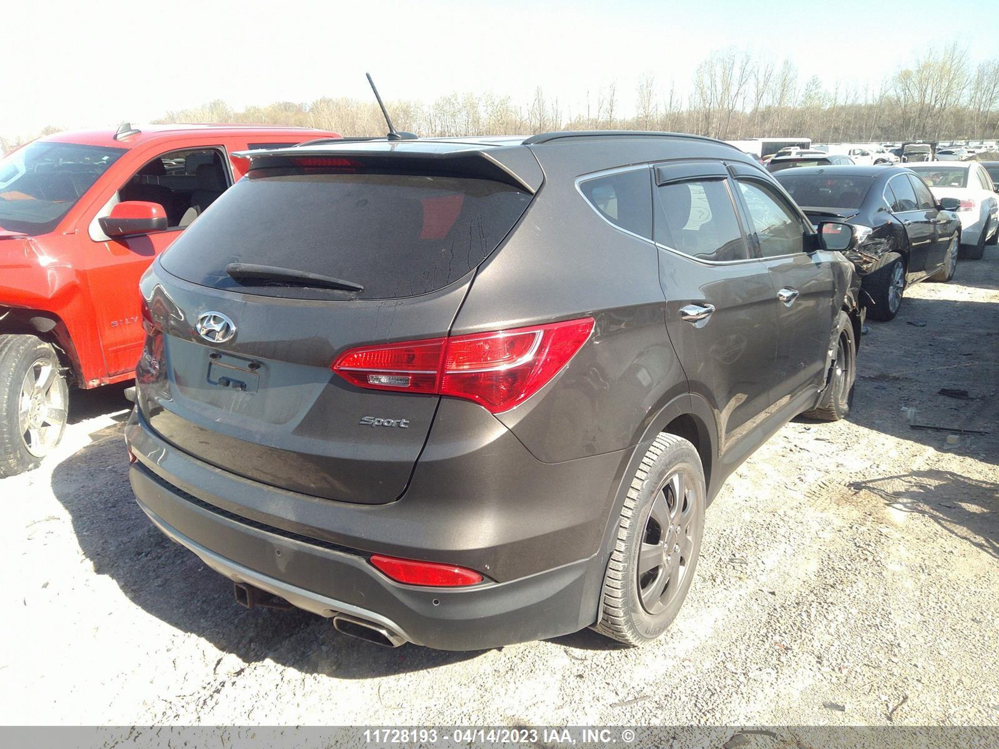 Photo 3 VIN: 5XYZU3LB1DG029307 - HYUNDAI SANTA FE 