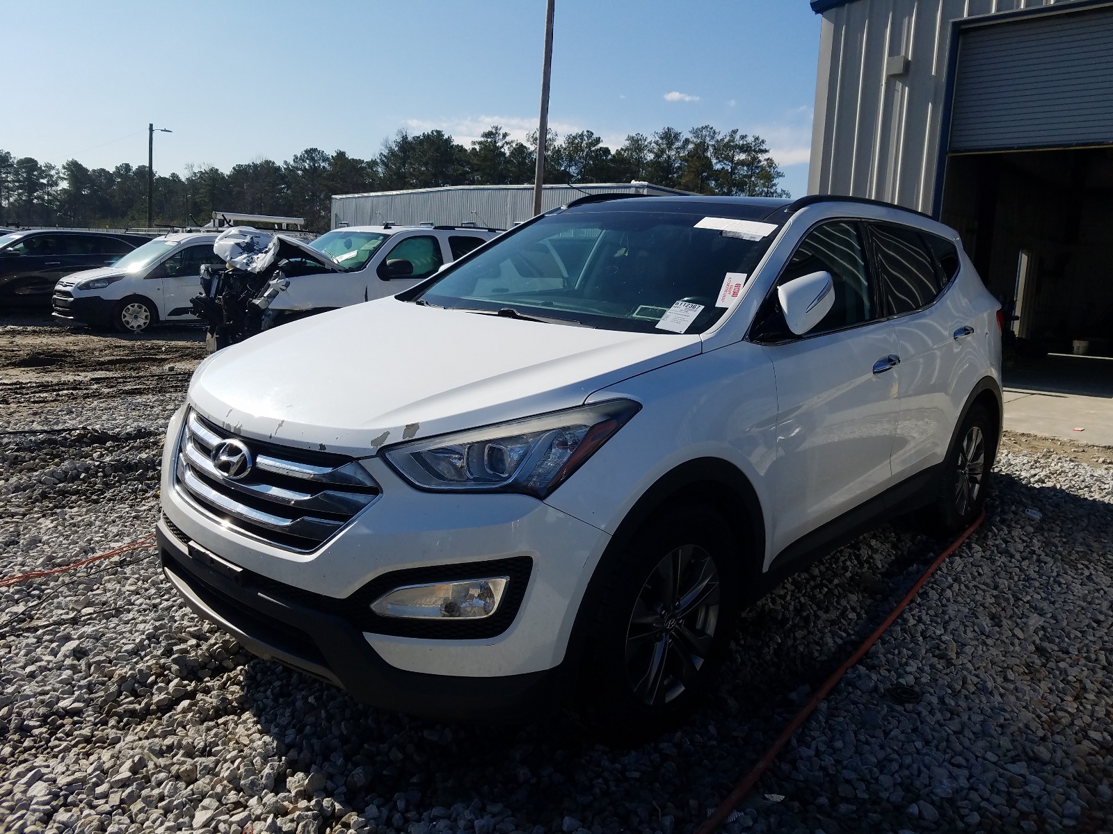 Photo 1 VIN: 5XYZU3LB1EG154907 - HYUNDAI SANTA FE S 