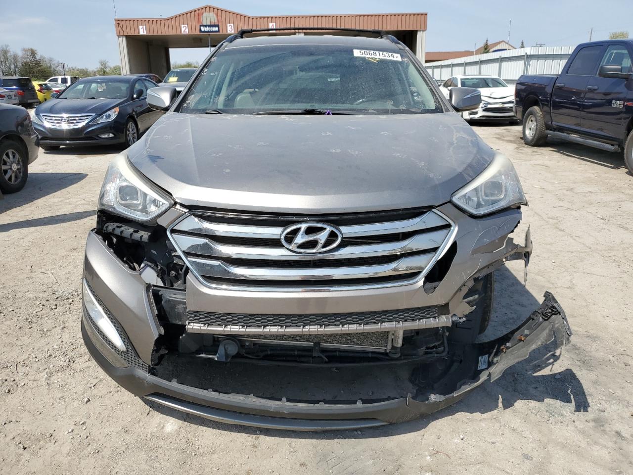 Photo 4 VIN: 5XYZU3LB1EG158584 - HYUNDAI SANTA FE 