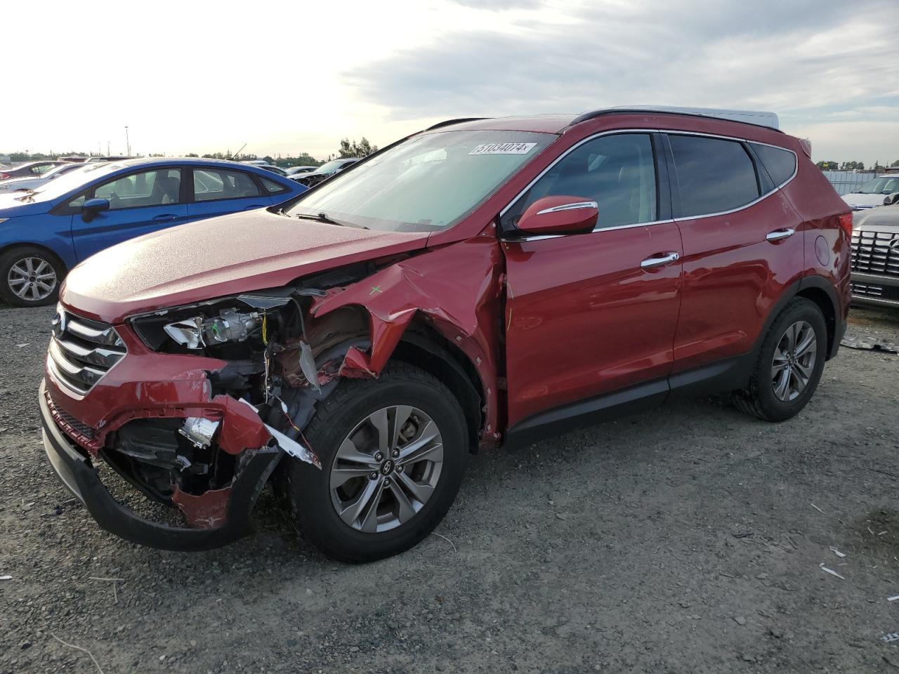 Photo 0 VIN: 5XYZU3LB1GG371831 - HYUNDAI SANTA FE 