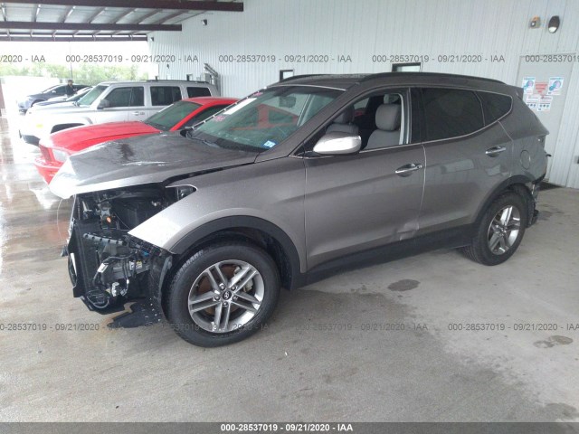 Photo 1 VIN: 5XYZU3LB1JG555321 - HYUNDAI SANTA FE SPORT 